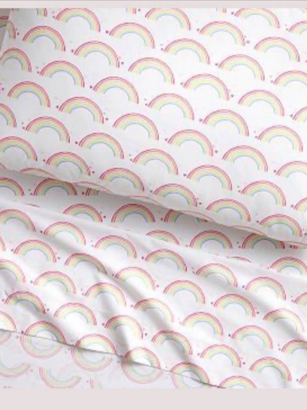 Pottery Barn Kids Rainbow Bedding Sheet Set